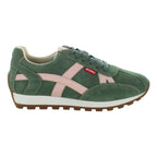 Tenis Casual De Gamuza Para Dama Mod.l1126213 Marca Levís® Verde Gamuza 25.5 Mx