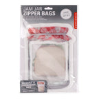 Zipper Bags Set 3 Bolsas Reutilizables Marca Kikkerland®