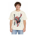 Playera Oversize Fit Hombre City Crawler Mascara De Latex® Beige City Crawler Eg Lisa
