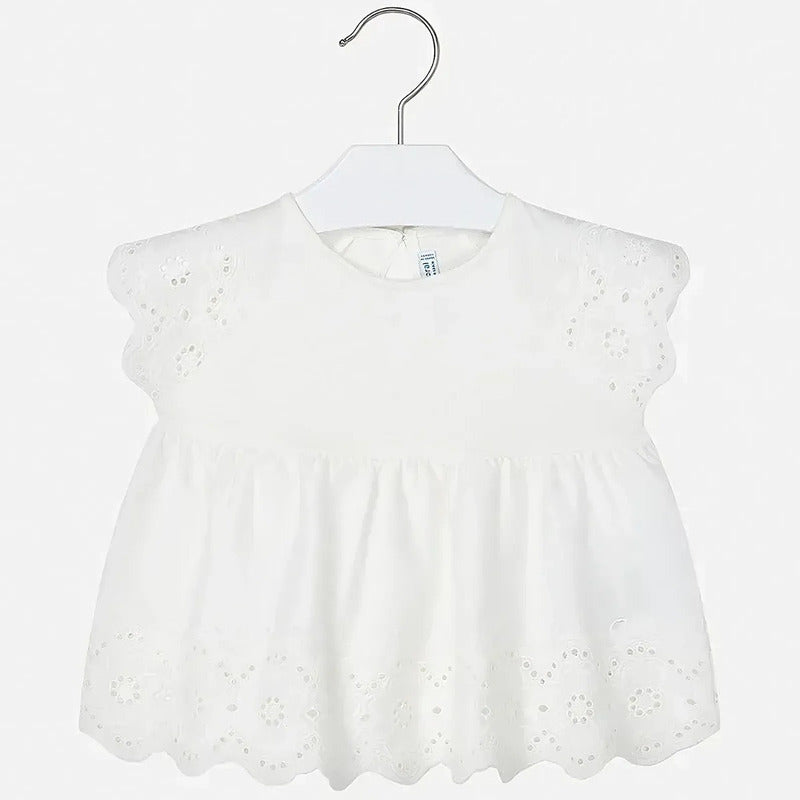 Blusa Con Olán Para Niña Mod.3181 Marca Mayoral®