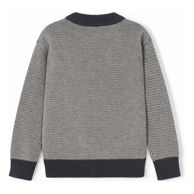 Sueter Tejido Para Niño Mod.4376 Marca Mayoral® Gris Tejido 3 Años