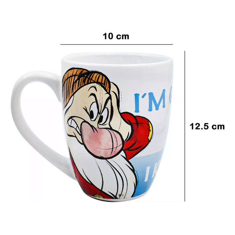 Taza Tarro De Porcelana 500ml Diseños Animados