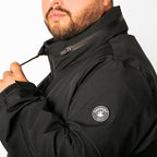 Chamarra Rompeviento Para Hombre M.cw86-ny8597l Greenlander® Negro 1x Lisa