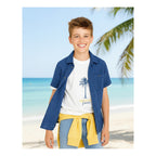 Camisa Casual Manga Corta Para Niño Mod.6139 Marca Mayoral®
