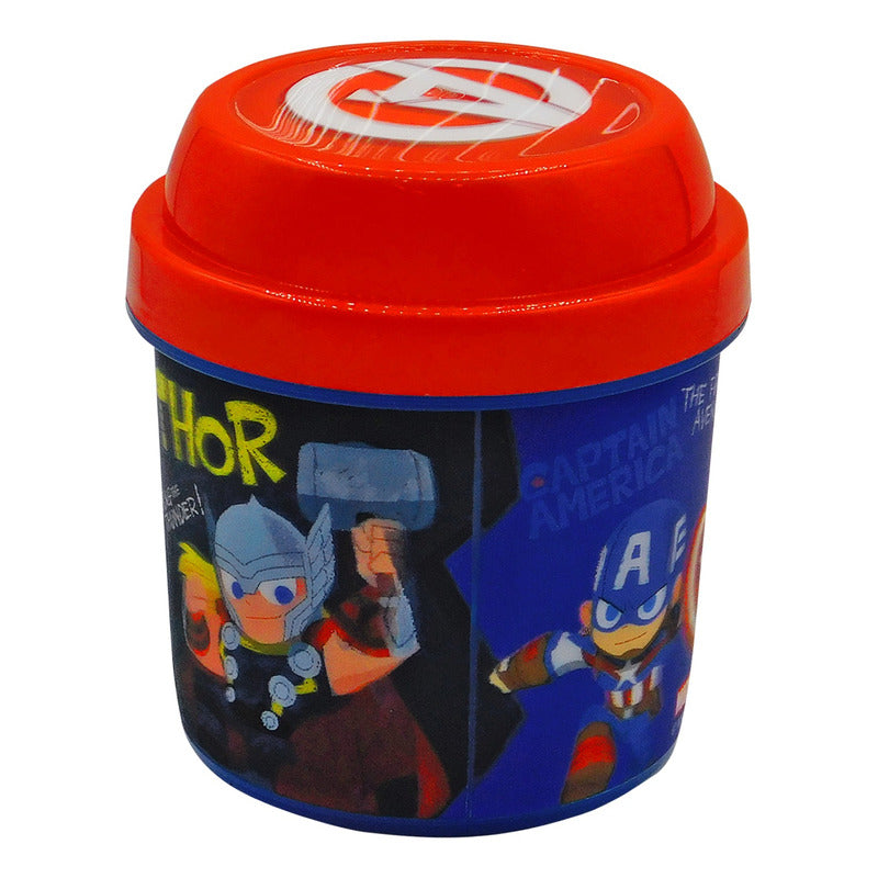 Topper Recipiente 11 Cm Para Comida Diseño Lenticular Niños