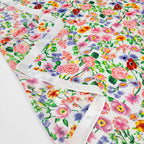 Mascada Ejecutiva De Satín Cuadrada Fina Para Mujer Multicolor Floral Primaveral Unitalla