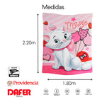 Cobertor Ligero Super Suave Matrimonial Diseños Providencia® Marie Globos 850 G Multicolor