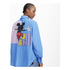 Camisa Edicion Mickey Para Mujer 25wwcw19/5055 Desigual® Azul Mickey M