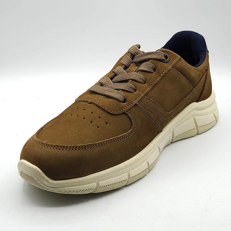 Zapato Tipo Tenis Casual Para Caballero M.d2126761s Dockers® Marrón Lisa 6,0 Mx