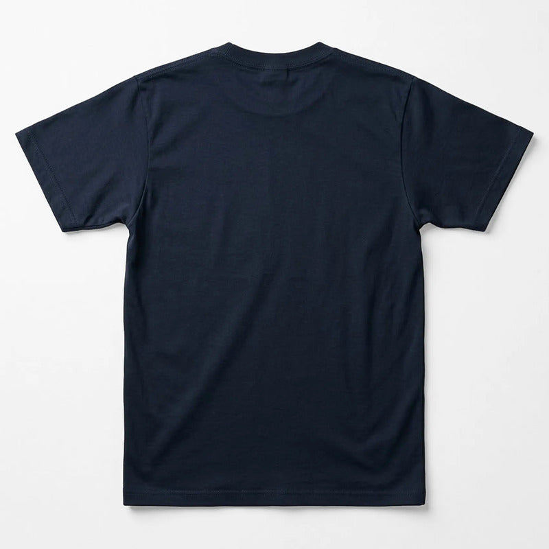 Playera Casual Básica Unisex Mod. 4148 Marca Skannda® Azul Oscuro Lisa Ch