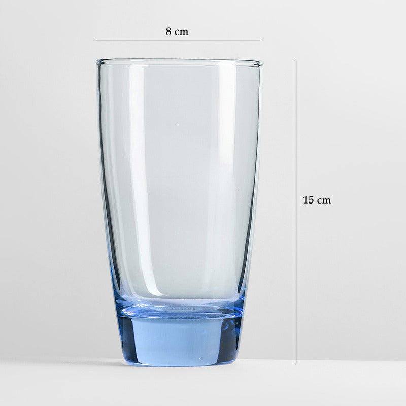 Juego De Vasos 6pz De Vidrio 450ml Romance Marca Luminarc®