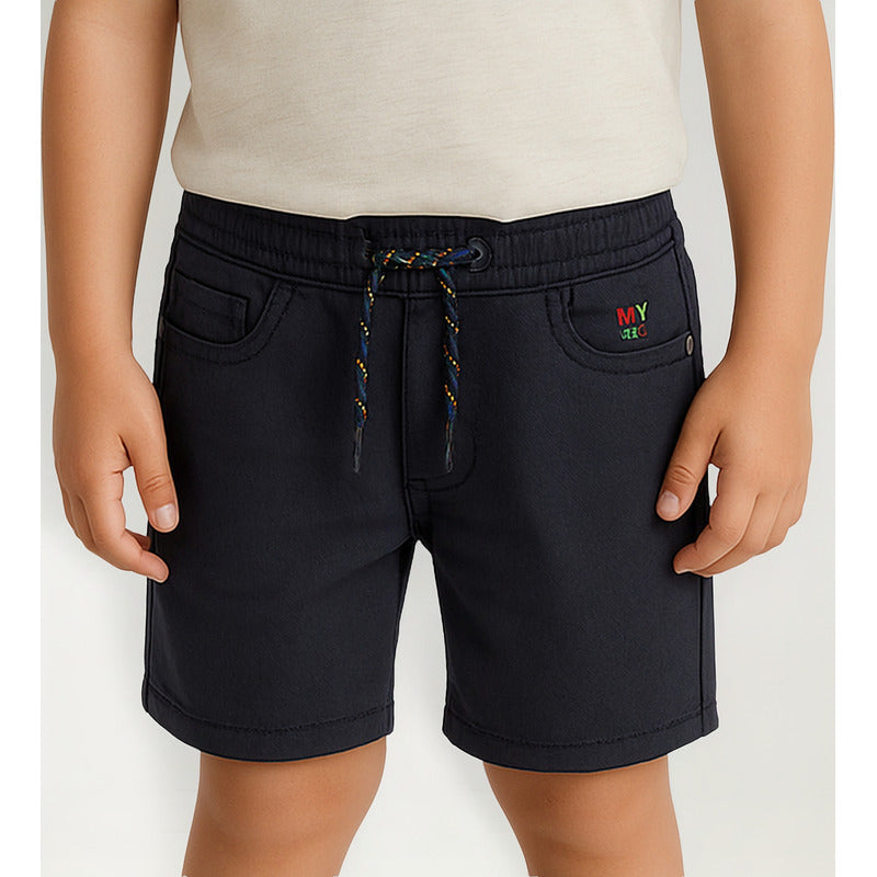 Short Bermuda Para Niño Mod.3259 Marca Mayoral® Marino Lisa 4 Años