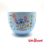 Tazón Ramen De Cerámica + Cubiertos Stitch 600ml Fun Kids® Azul Claro