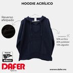 Suéter Poncho Canguro Artesanal Hoodie Acrilico Colores