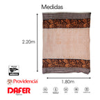 Cobertor Ligero Micrograbado 1.80x2.10m Providencia® Premium Rieña 1 Kg Bordó