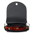 Bolsa Crossbody Para Mujer Mod. Ji 2123 Marca Jaime Ibiza® Negro Lisa Níquel
