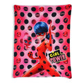 Cobertor Ligero Super Suave Matrimonial Diseños Providencia® Lady Bug-girl Power 850 G Multicolor