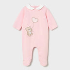 Mameluco Ligero Para Bebé Mod.1743 Marca Mayoral® Rosa 18 Meses Lisa