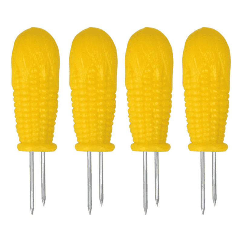 Tenedores Pinchos Para Elote 4pz Mod.259807 Metaltex® Naranja Claro