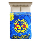 Frazada Ligera Super Suave Matrimonial Futbol Providencia® Equipo 500 G Club America