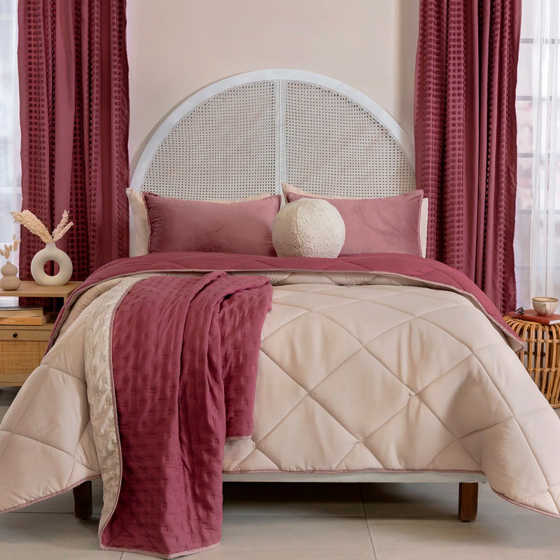 Set De Edredon Qs/mat Comforter 2.25x2.35m Marca Vianney®