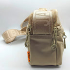 Bolso Crossbody Casual Para Dama M. 2890 Marca Jaime Ibiza® Taupe Lisa