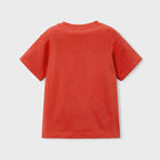 Playera Casual Para Niño Mod.3063 Marca Mayoral® Rojo Arcade 3 Años Lisa