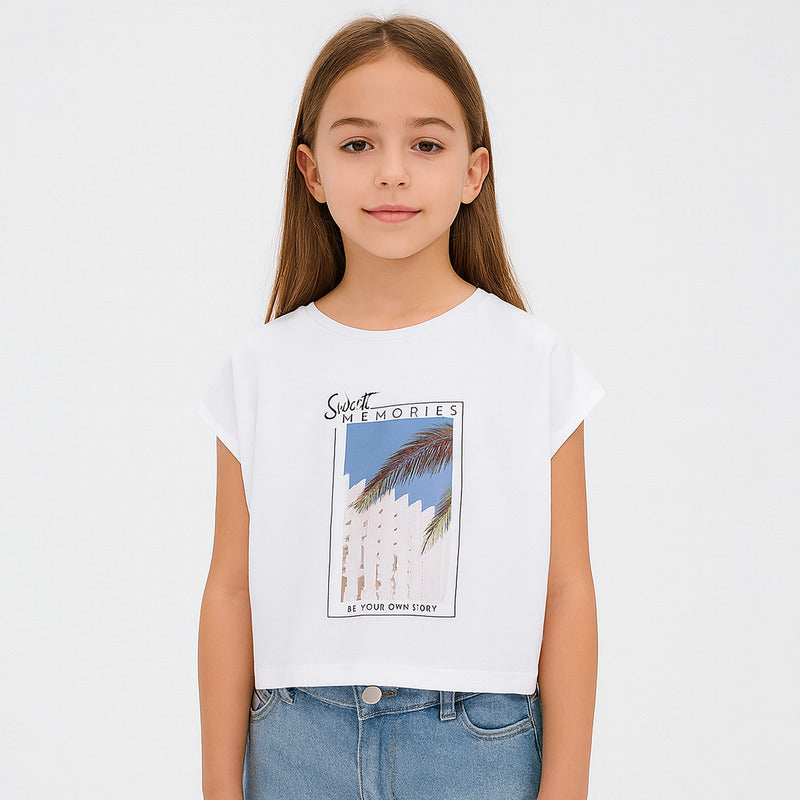 Blusa Casual Cómoda Para Niña Mod.6026 Marca Mayoral®