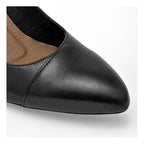 Zapatilla Semi Formal 5.5cm Para Mujer 137506 Marca Flexi® Negro Liso 23.5 Mx