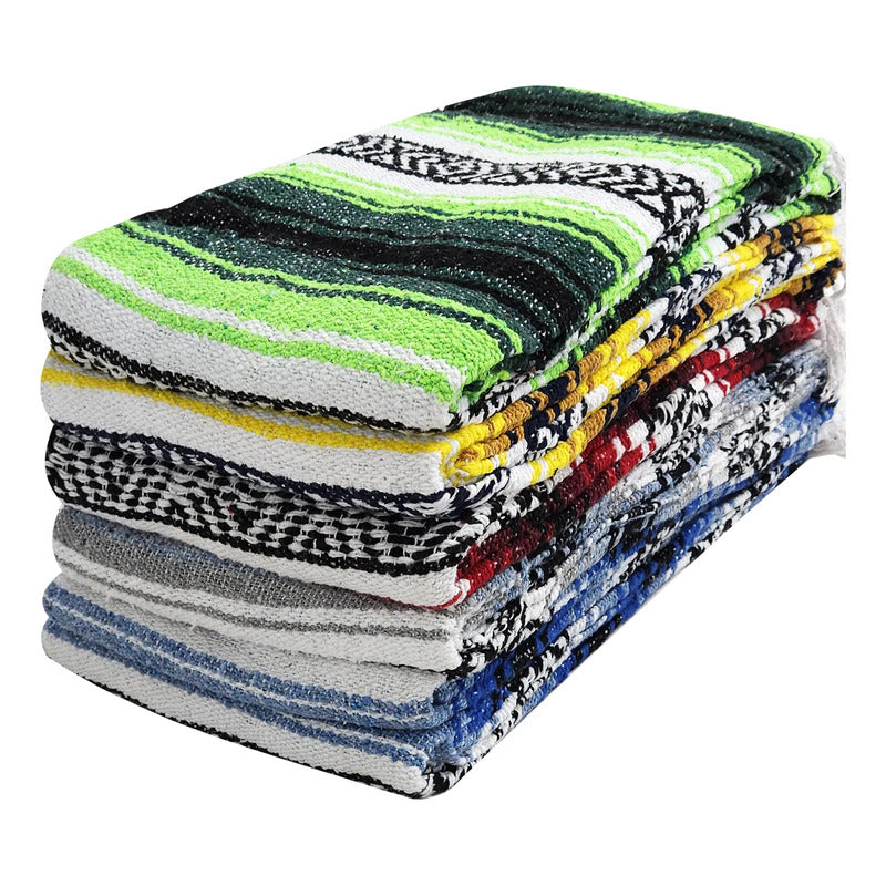 Falsa Mexicana Artesanal Multiusos 6pz Mayoreo 190x120cm Multicolor 3