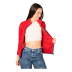 Sudadera Eco Fleece Para Mujer M.dw86-fce7597 Greenlander® Eg Rojo Lisa