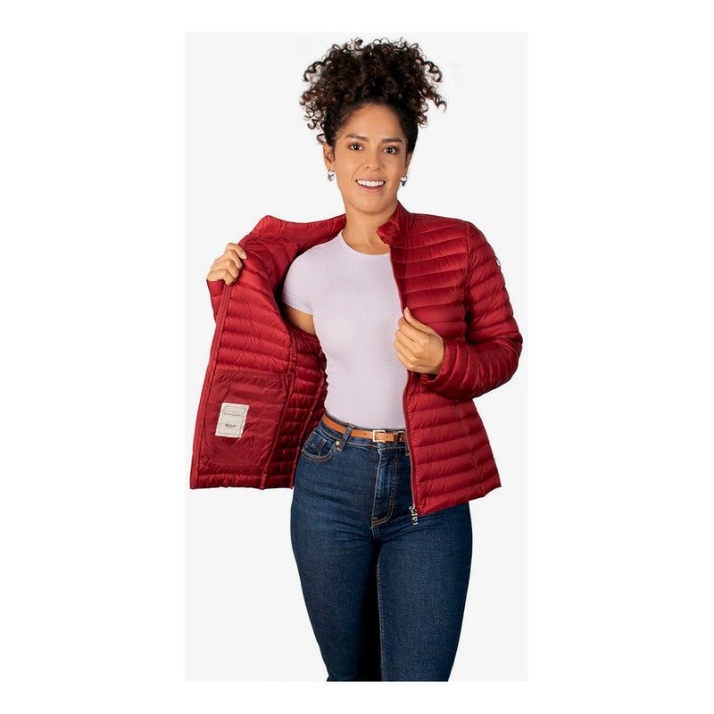 Chamarra De Pluma Para Dama Mod. Dw86-pol8957 Greenlander®