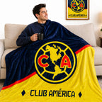 Frazada Ligera Super Suave Matrimonial Futbol Providencia® Equipo 500 G America
