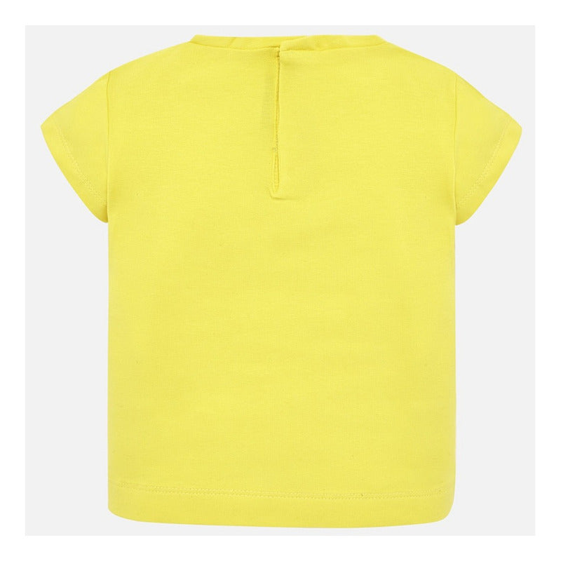 Blusa Para Niña Manga Corta Con Estampado Marca Mayoral®