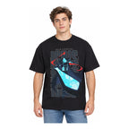 Playera Oversize Fit De Hombre Igris Mascara De Latex® Negro Igris Eg Lisa