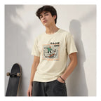 Playera Casual De Algodón Juvenil M.6040 Nakutavake Mayoral® Beige Game On 14 Estampa Localizada