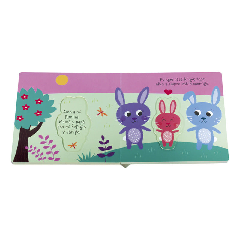 Cuento Infantil: Para Asomarse Y Ver: Amo A Mi Familia / Tapa Dura / Editorial: Silver Dolphin