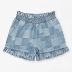 Short Casual Para Niña Mod. Zkgap0402 Marca Zippy® Denim Lisa 8-9 Años