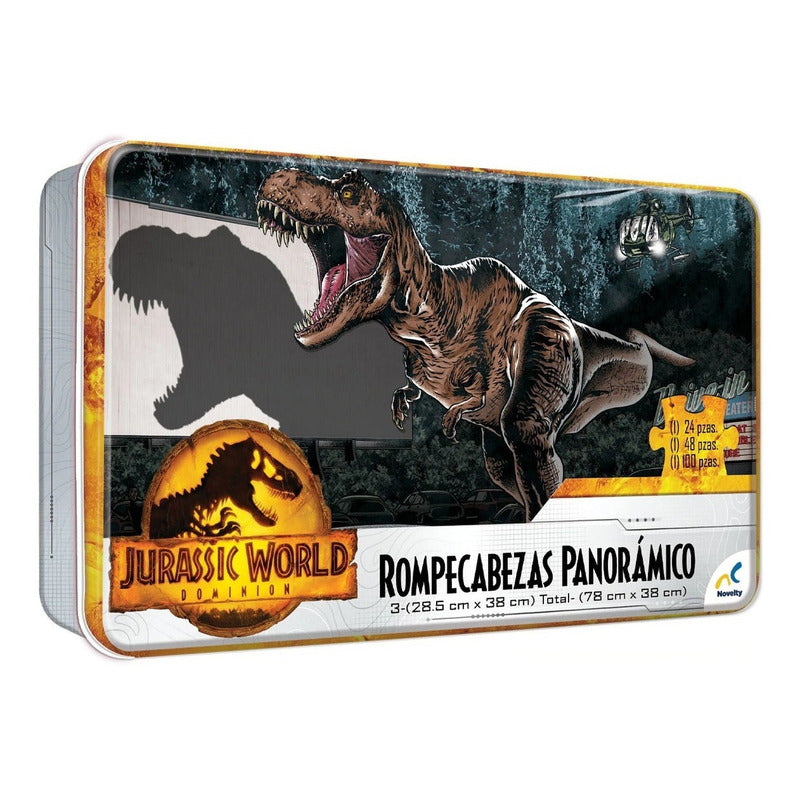 Rompecabezas Jca-3437 Jurassic World Panorámico Novelty