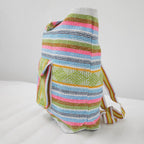 Mochila Artesanal Tejida Tipo Morral Con Bolsillo Frontal 10kg