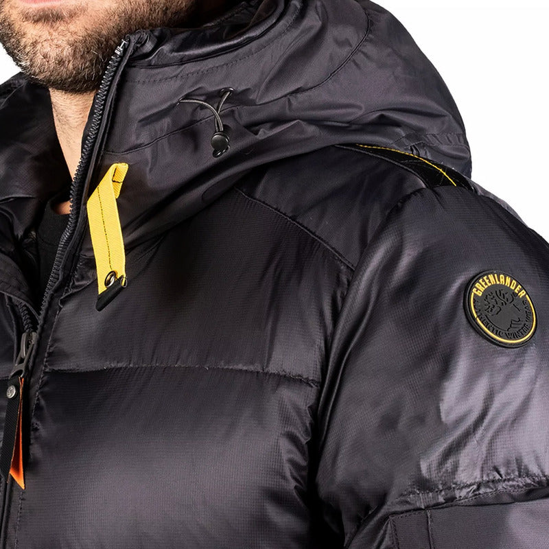 Chamarra Acolchada De Pluma Mod. Cw83-pol8758 Greenlander® Oxford G Capitonado