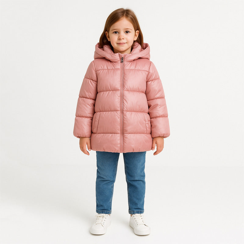 Chamarra Para Niña Mod.4443 Colorete Marca Mayoral® Colorete 2 Años Capitonado