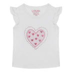 Blusa De Niña Manga Corta Con Estampado Marca Losan®