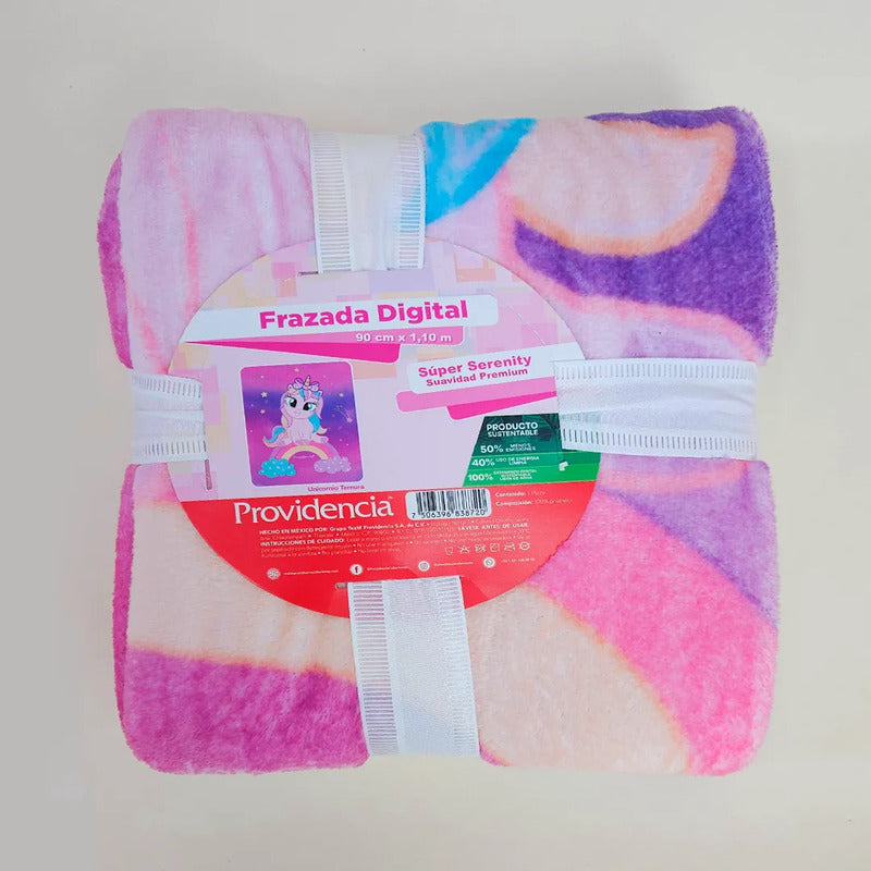 Manta Cunero  Super Serenity 90cmx1.10m Providencia® 300 G Unicornio Ternura