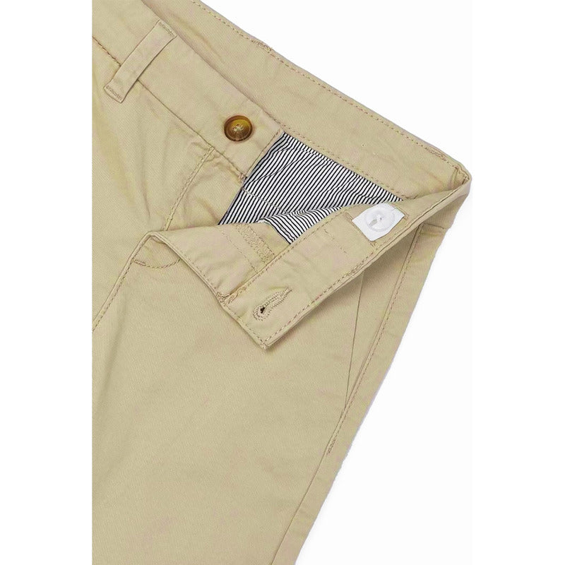 Pantalón Casual Para Niño Mod.512 Marca Mayoral® Caqui Liso 2