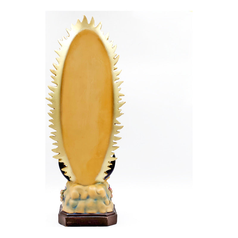 Imagen Religiosa De Resina Virgen De Guadalupe 29cm Multicolor