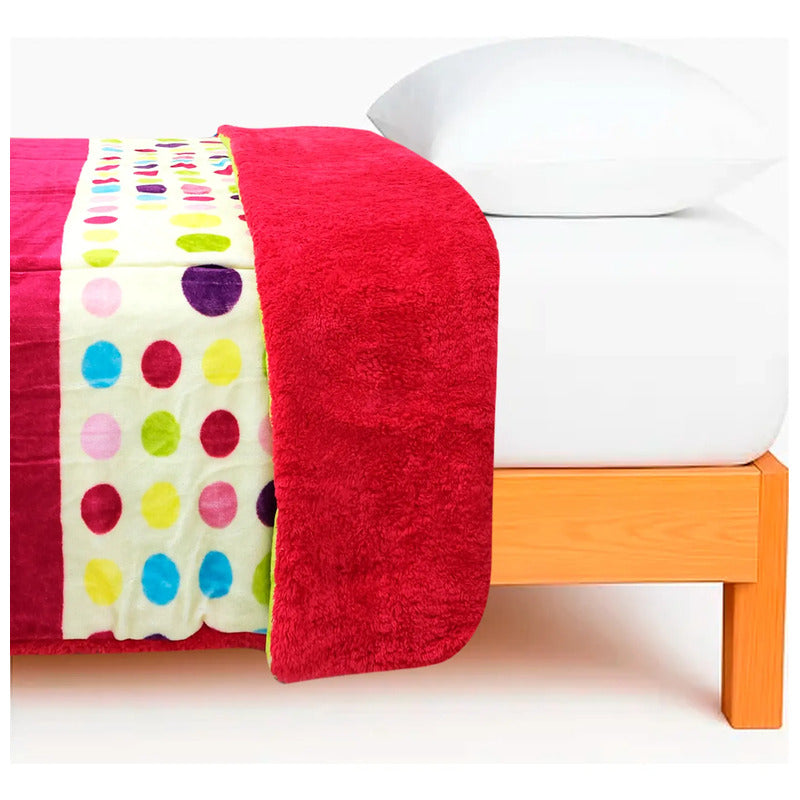 Edredón Borrega Soft Sobrecamero 2x2.20m Marca Providencia® Multicolor Bruselas