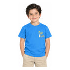 Playera Casual Para Niño Mod.3063 Marca Mayoral® Azul Palmera 4 Años Lisa