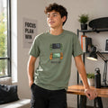 Playera Casual De Algodón Juvenil M.6040 Nakutavake Mayoral® Olivo Gear Up 16 Estampa Localizada