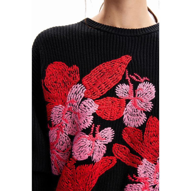 Suéter Casual Para Mujer Estampado Original Marca Desigual® Multicolor 23wwjf32
